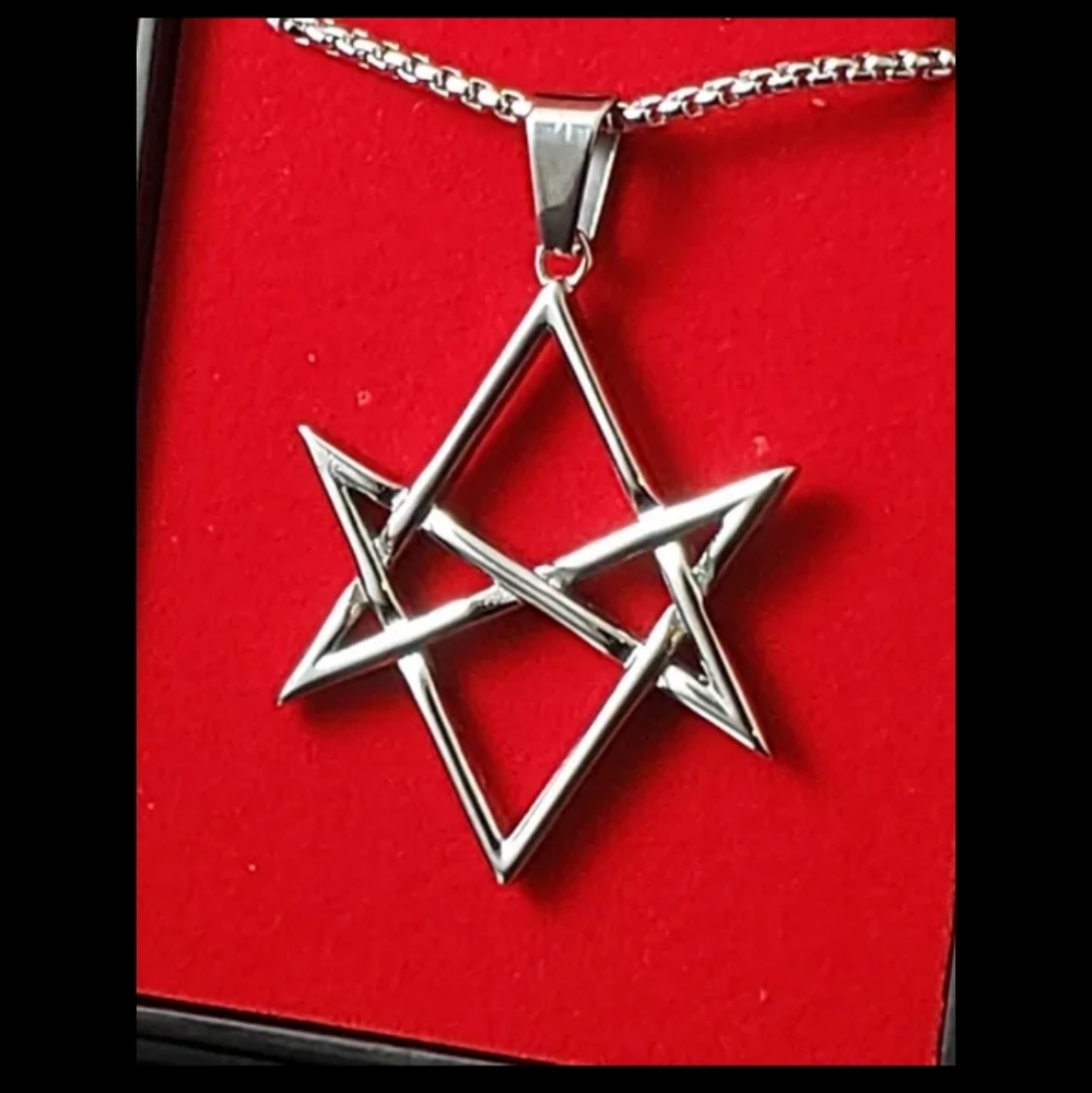 Sigil occult jewelry unicursal hexagram